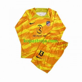 Billiga Fotbollströjor Atlético Madrid Jan Oblak 13 Målvakt Barn Orange 2023/24 Långärmad